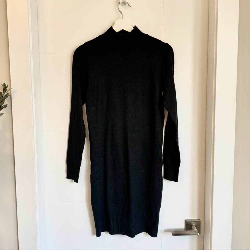 Dreamers by Debut Black Turtleneck Sweater Dress